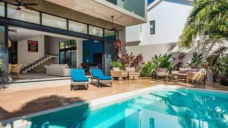 Tul013 - Beautiful triplex house with pool in Tulum