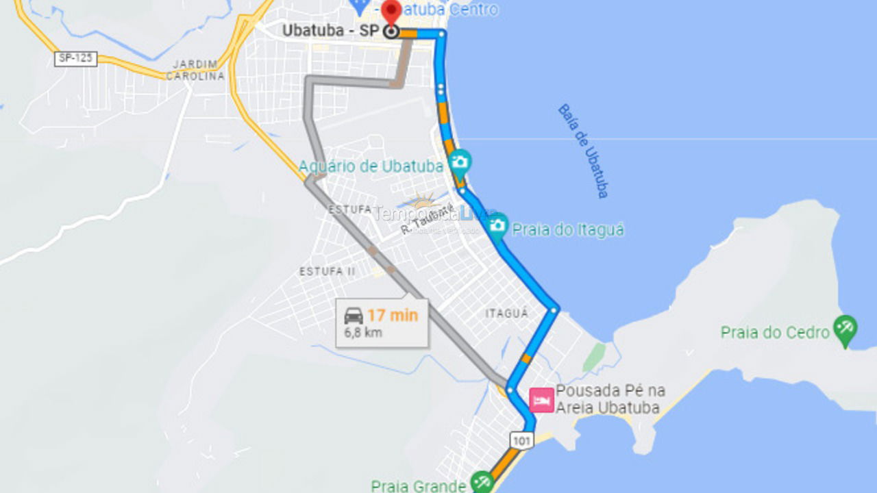 Apartamento para alquiler de vacaciones em Ubatuba (Praia Grande)