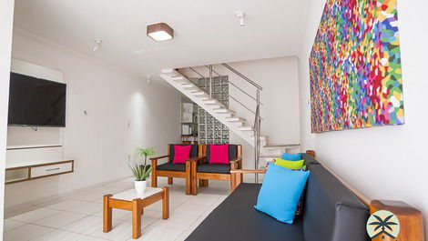 Duplex 2 suites High Standard - Playa Taperapuan en Porto Seguro