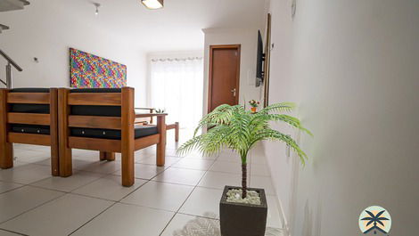 Duplex 2 suítes Alto Padrão - Praia de Taperapuan em Porto Seguro