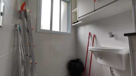 Apartments in Ubatuba with pool and barbecue.