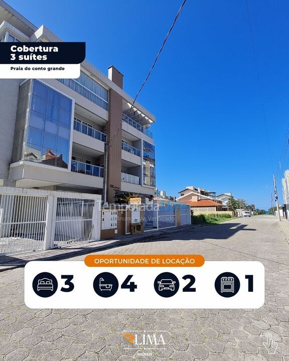 Apartamento para aluguel de temporada em Bombinhas (Canto Grande)