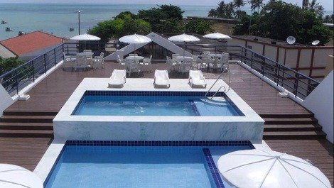 Flat with sea view in apart hotel in Praia de Tambaú