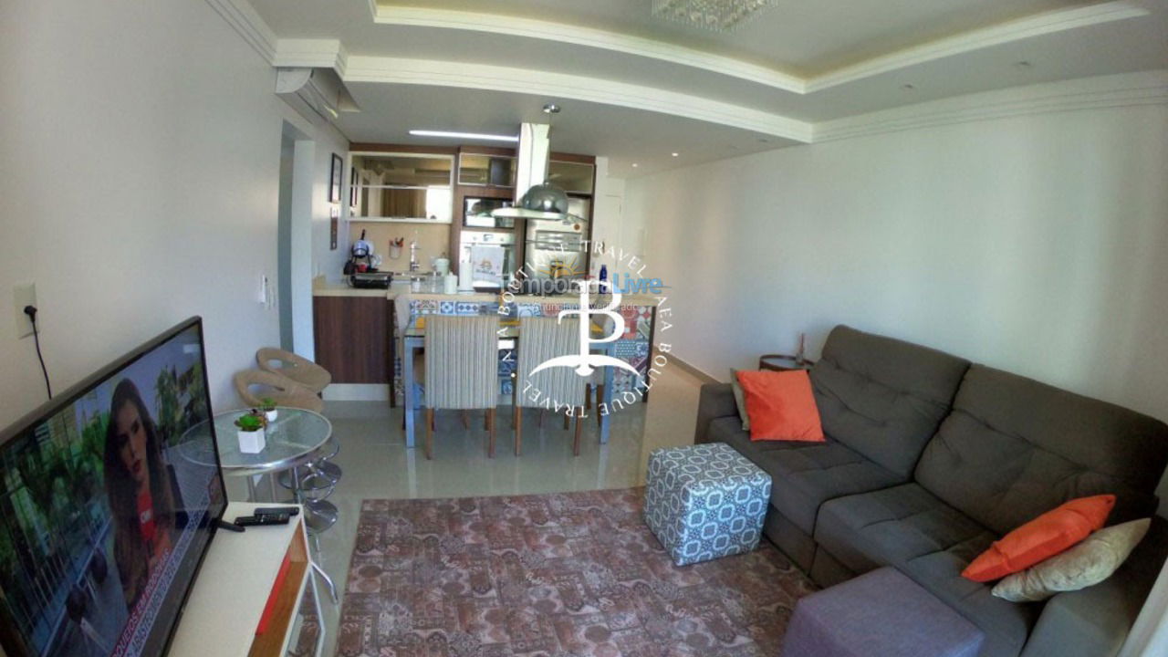 Apartamento para alquiler de vacaciones em Governador Celso Ramos (Praia de Palmas)