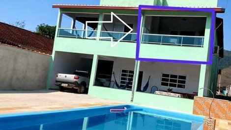 Casa Maranduba/Ubatuba, piso superior até 10 pessoas