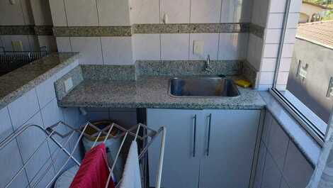 Excellent fit in Prainha, 3 bedrooms with Ac, balcony with barbecue