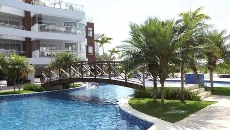 Marine Resort - hermoso apartamento 03 suites - frente al mar