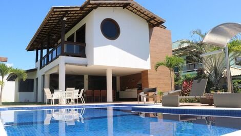 Casa con 5 dormitorios en alquiler, por R$ 2.000/día - Guarajuba