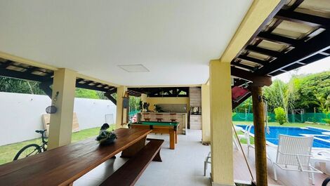 Casa de alto padrão, 5 suítes, por R$ 2.500/dia - Praia do Forte