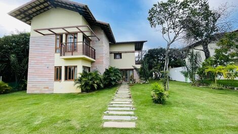 Casa de alto padrão, 5 suítes, por R$ 2.500/dia - Praia do Forte