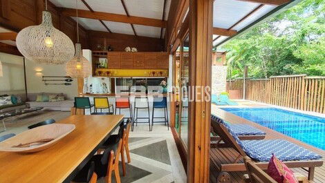 House for 6 people on Itamambuca Beach, Ubatuba