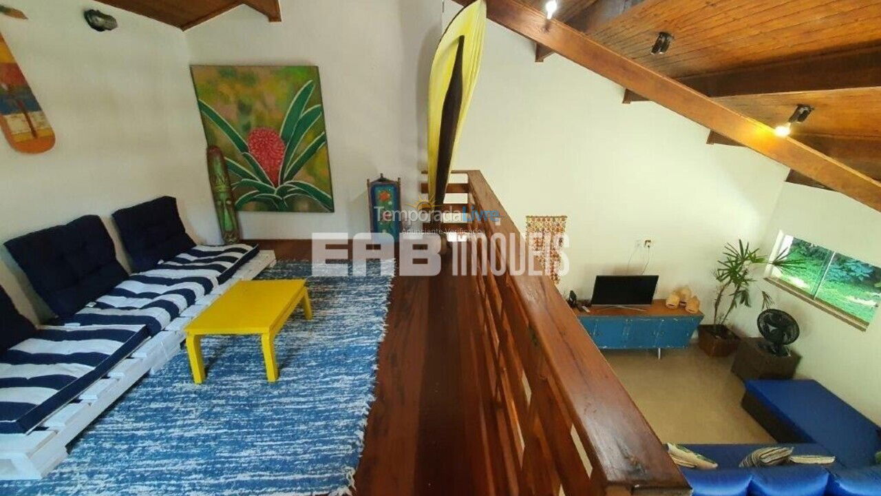 House for vacation rental in Ubatuba (Praia de Itamambuca)