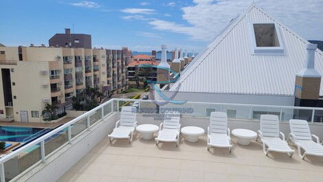 Piscina no terraço