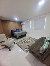 Apartamento nuevo, estudio a 150m de la playa de Cruz das Almas