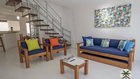 Casa 2 suítes a 250 metros da praia de Taperapuan - Porto Seguro