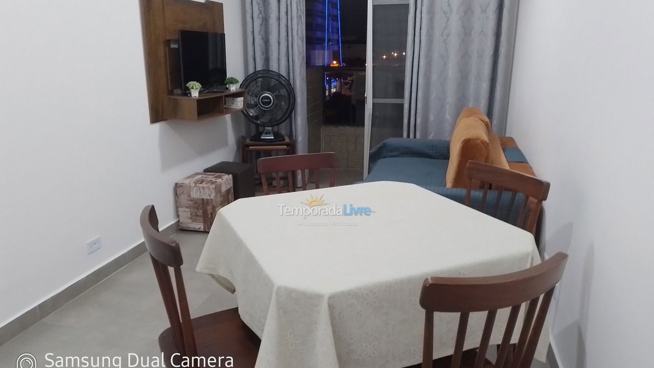 Apartment for vacation rental in Praia Grande (Aviação)