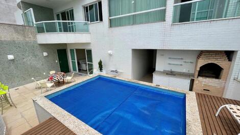 Ático dúplex con piscina frente al mar Enseada Azul Guarapari