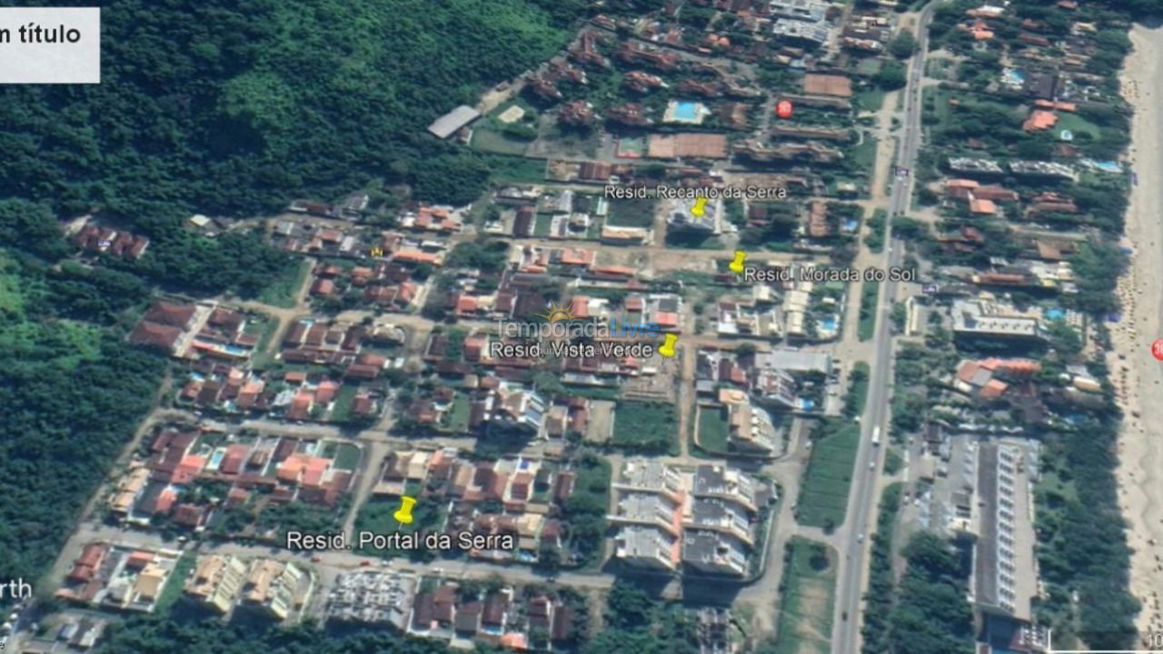 Apartment for vacation rental in Ubatuba (Praia das Toninhas)