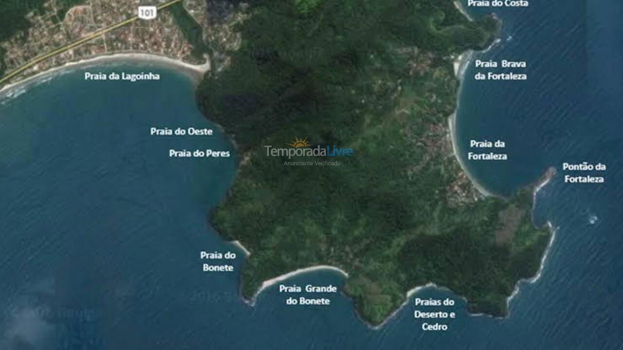 Casa para alquiler de vacaciones em Ubatuba (Lagoinha)