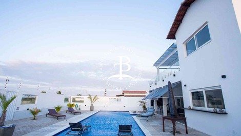 Magnificent Casa Rudá Beira Mar, 5 suites and pool! Calcanhar beach