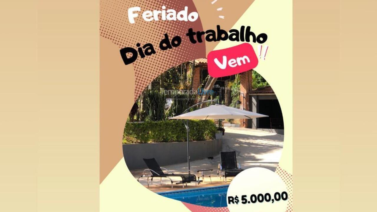 Chácara / sítio para aluguel de temporada em Mairinque (Moreiras)