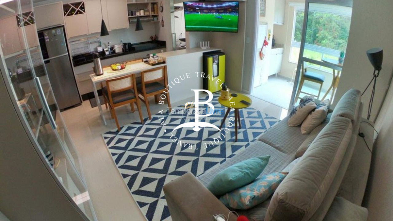 Apartment for vacation rental in Governador Celso Ramos (Praia de Palmas)