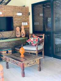 Beira Mar House with 3 suites in Itacimirim