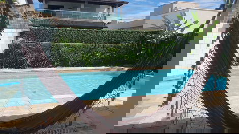Casa de praia em condomínio fechado, praia de Pernambuco, Guarujá,SP