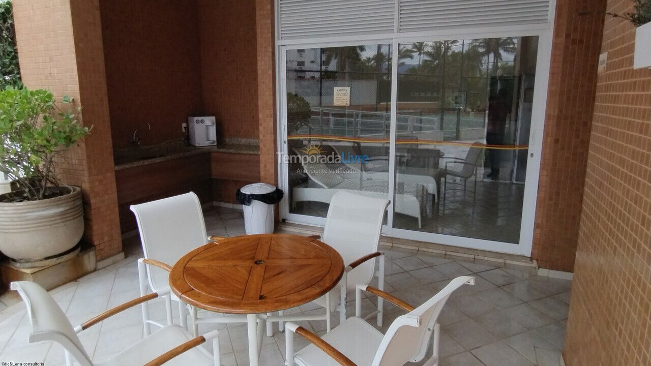 Apartamento para aluguel de temporada em Bertioga (Riviera de São Lourenço)