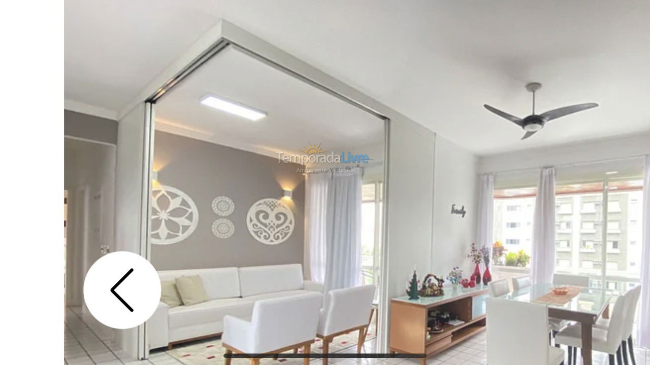 Apartamento para aluguel de temporada em Bertioga (Riviera de São Lourenço)