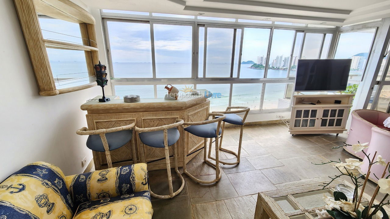 Apartamento para aluguel de temporada em Guarujá (Pitangueiras)