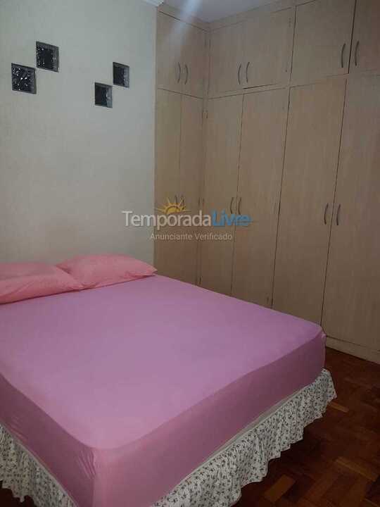 Apartamento para aluguel de temporada em São Vicente (Gonzaguinha)