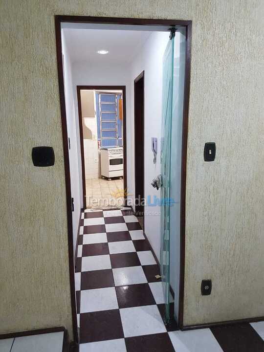 Apartamento para aluguel de temporada em São Vicente (Gonzaguinha)