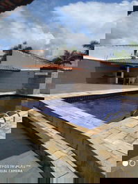 Casa com piscina térrea em itanhaem