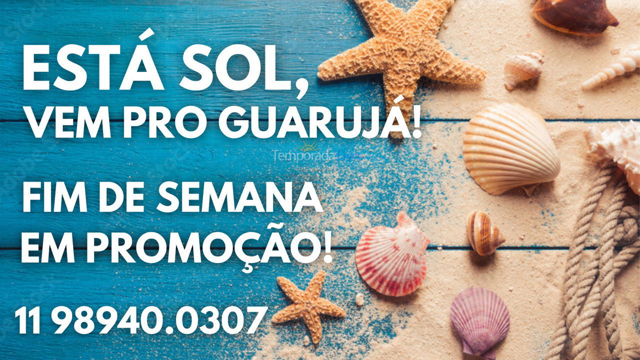 Apartamento para alquiler de vacaciones em Guarujá (Enseada)