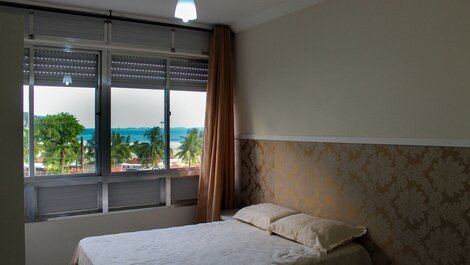 SV001- Apt 2 bedrooms facing the sea beautiful view (011) 98167-1362 (whatsApp)