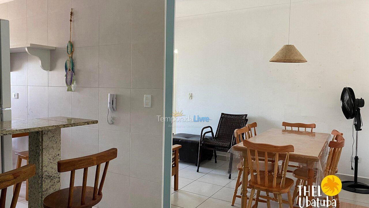 Apartamento para alquiler de vacaciones em Ubatuba (Praia Grande)