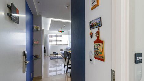 Apartamento Moderno no Beach Class por Carpediem