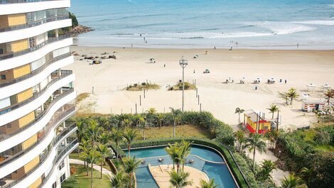 Apartamento en la arena con vistas panorámicas a la playa de São Lourenço