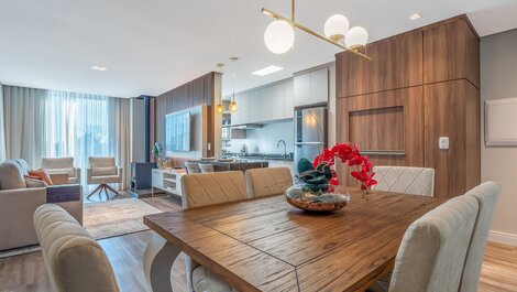 San Telmo 404 - Apartamento nuevo en el corazón de Gramado, con cochera