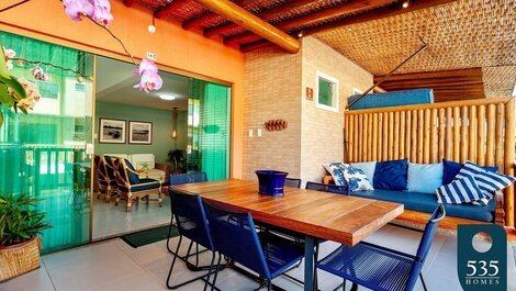 LUXO Lindo Village em Condomínio na Praia de Itacimirim 4 suites