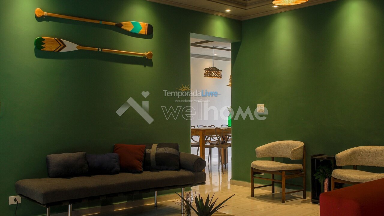Casa para alquiler de vacaciones em Guarujá (Praia do Tombo)
