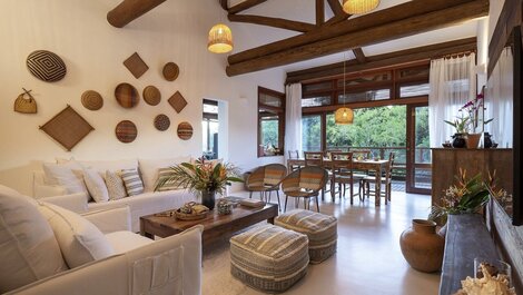 Casa de estilo rústico-chic para vacaciones en Trancoso - Bahia