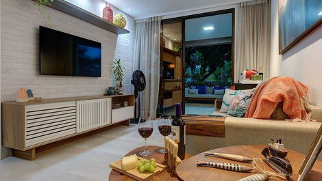 Apartamento en planta baja con TV 4k en WaiWai en la playa de Cumbuco junto a Carp...