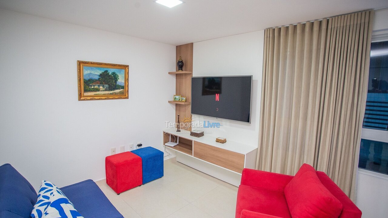 Apartamento para alquiler de vacaciones em João Pessoa (Pb Praia de Cabo Branco)