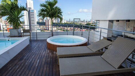 Increíble suite para parejas en Manaíra Apart Hotel en João Pessoa por...