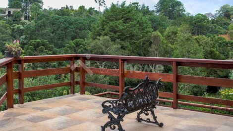 Casa com lareira em Campos do Jordão