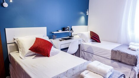 Suite acogedora en Sunset Square - Azul