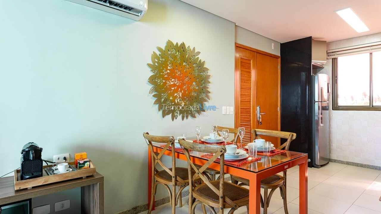 Apartamento para aluguel de temporada em Ipojuca (Praia de Muro Alto)