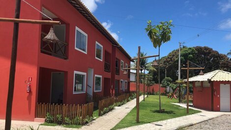 A-101 - Apartamento térreo com jardim na região de Guarajuba -